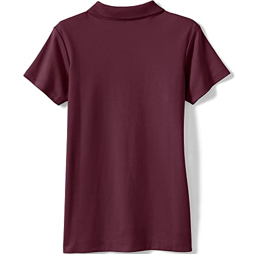 Image of Lands' End School Uniform Girls Short Sleeve Feminine Fit Interlock Polo Shirt