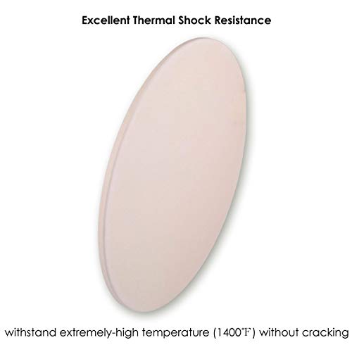 Waykea 9” Round Pizza Stone for Toaster Oven | Cordierite Grilling Stone Bread Baking Stone for Grill, Oven - Thumbnail 7