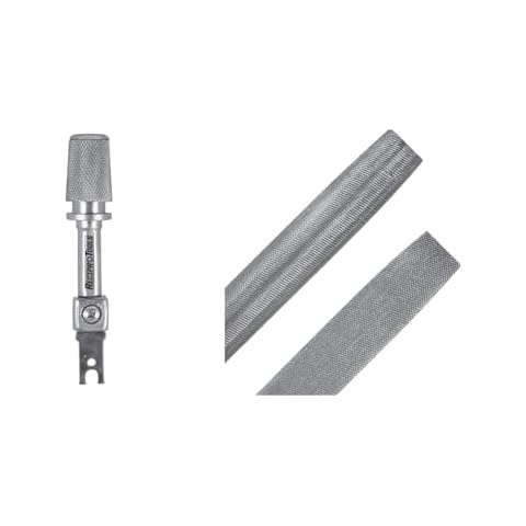 Reciprotools Reciprocating Saw Adapter and Half Round File Metal Attachment Bundle, Silver Small Cover