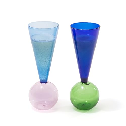 Flautas de champagne para cava copas de cristal estuche de regalo Bubbles Celebration 7