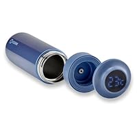 SBS Bottiglia borraccia termica eco-friendly da 400 ml con schermo LED touch screen e funzione...
