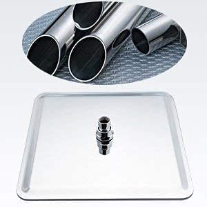 Image of TOSCH Stainless Steel 304 ULTRA SLIM Rainfall Shower Chrome Finish (10 inch Shower with 18 inch rectangle)