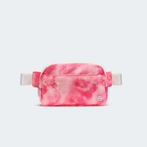 Image of Pander Nylon Fanny Pack Belt Bag for Women with 5 Zipper Pockets | Nylon belt bag with five zippered pockets, a dedicated card slot and an adjustable strap for crossbody or waist wear