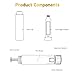 Reusable Insulin Injection Pens Injector for Peptides, Reusable Peptide Pen Injector Injection, Precision Dose Control, 1-60 Units, Compatible with 3ml Cartridges, Leak - Proof, Travel - Friendly