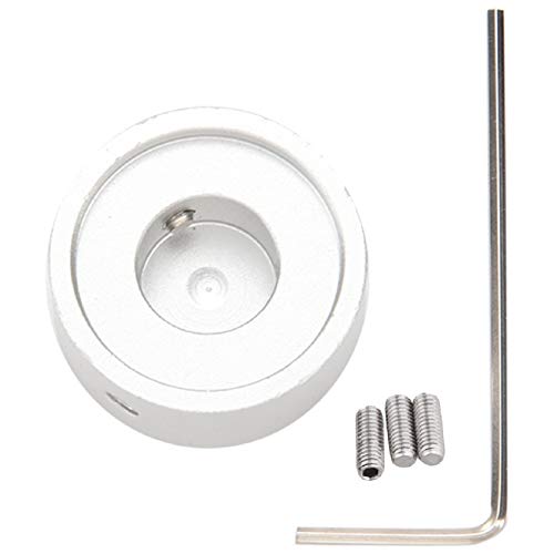 Bloepum Pedal buttons Effects Guitar Cap with Screw in Aluminum Alloy Silver