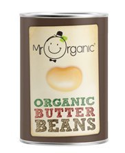 Mr Organic Butter Beans 400g - Pack of 6