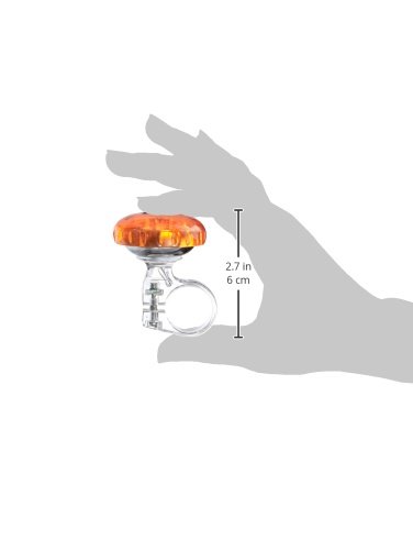 XLC Bicycle Bell Children DD M12 Diameter 36 mm, Children's, Fahrradglocke DD-M12 durchmesser 36 mm, Orange, 3.6x3.6x4cm - Image 3