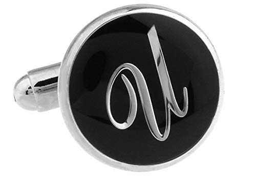 Juego de Mancuernillas Daesar para Hombre Color Negro miniatura 3