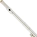 Mendini By Cecilio Flute, 16 Keys C Flute Instrument Closed Hole For Beginners with Carrying Case, Cork Grease, Stand, Lesson Book, Cleaning Kit, Gloves (Gold)