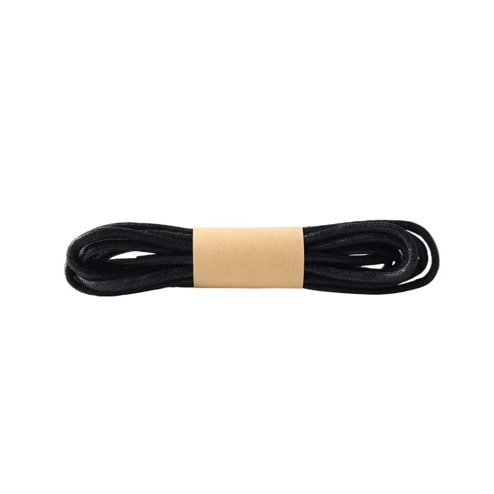 Lacci rotondi in puro cotone cerato 2 paia 60/70/80/90/100/120/140/160/180 cmOxford lacci per scarpe stivali lacci in pelle impermeabile 12 colori