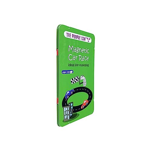 The Purple Cow 332333 Car Race Magnetic Travel Game - Image 2