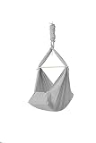 Membantu Federwiege Basic – 100 % Bio-Baumwolle, sanft & sicher für Babys, kompatibel Wiegenständer & LeeLo Motor, Abnehmbarer Bezug, natürliche Geborgenheit (Grau)