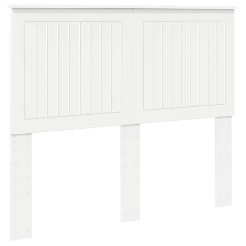 vidaXL Cabecero con cabecera 120 cm Madera contrachapada, Accesorios Elegantes para el Dormitorio, Decorativos Modernos, Zona de Descanso Comfy, diseño contemporáneo