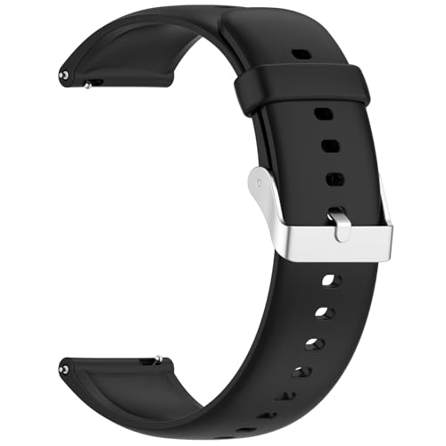 Correa silicona compatible con CMF Watch Pro 2 negra miniatura 1