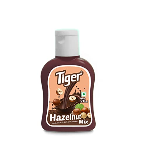 Image of TIGER Hazelnut Milkshake Mix 20Ml, Vegetarian