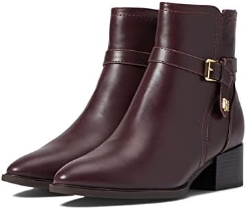 Tommy Hilfiger Women's JIMINA Ankle Boot, Burgundy, 9 | Image 3