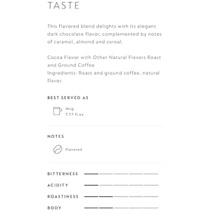 Rich Chocolate Coffee, 30 Count Coffee Pods -with 3 NEEJOO stir sticks Rich Chocolate Coffee 30 Count Coffee Pods with 3 NEEJOO stir sticks