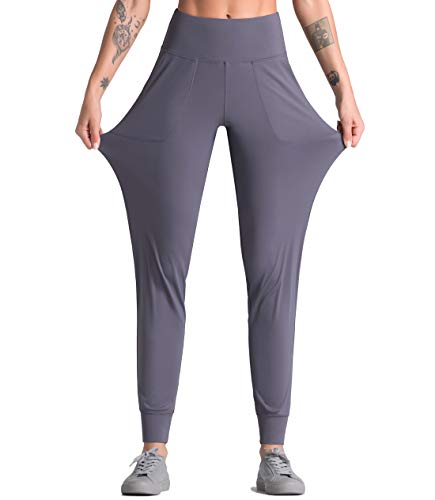 Image of Dragon Fit Joggers for Women with Pockets,High Waist Workout Yoga Tapered Sweatpants Women's Lounge Pants