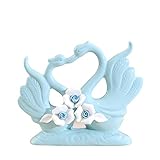 NYKK Ornamento de Escritorio La originalidad de la decoración del Equipamiento casero Tabla Animales Ornamento Artes y Oficios, Swan artesanías decoración