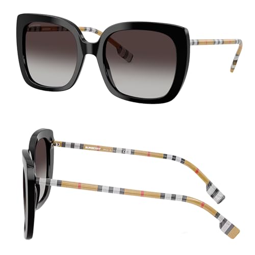 BURBERRY BE4323 Square Shape Acetate Sunglasses with eSHADES Luxury Eyewear Kit Bundle