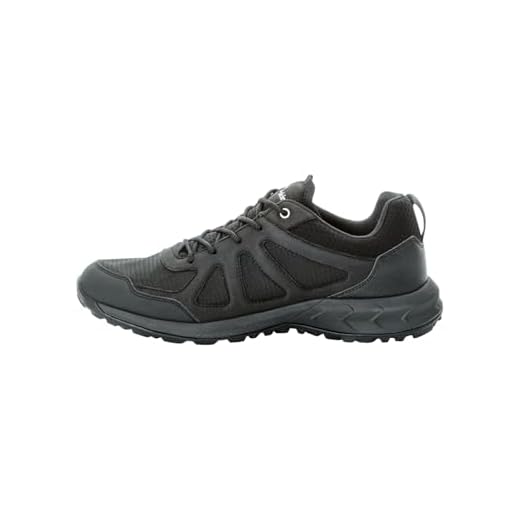 Jack Wolfskin Herren Woodland 2 Texapore Low M Wanderschuh, Black, 43 EU