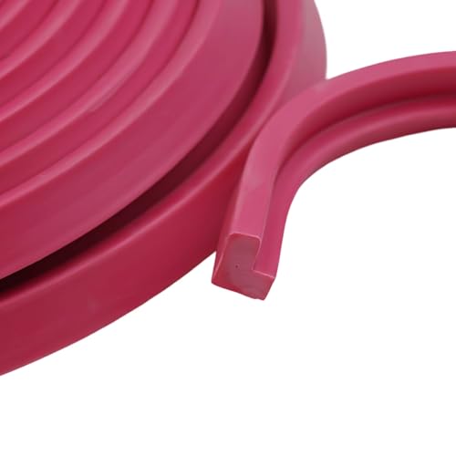Bande de pare-chocs table de billard TPR rouge 10m - 7