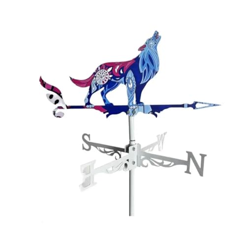 Rooster Wolf Cottage Weathervane...