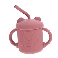 Tazza Bambini 150ml In Silicone - Con Cannuccia E 2 Manici, BPA Free, Per Svezzamento - Foto 3