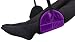 Sleepy Ride - Airplane Footrest Made with Premium Memory Foam - Airplane Travel Accessories - Tested and Proven to Prevent Swelling and Soreness - Provides Relaxation and Comfort (Purple)