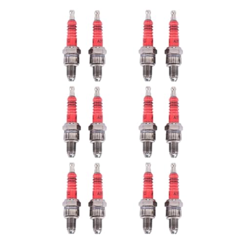 Bougies d'allumage de course A7TC 3 électrodes pour dirt bike, quad et scooter 125cc