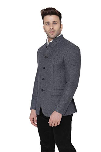 Image of WINTAGE Mens Tweed Wool Bandhgala