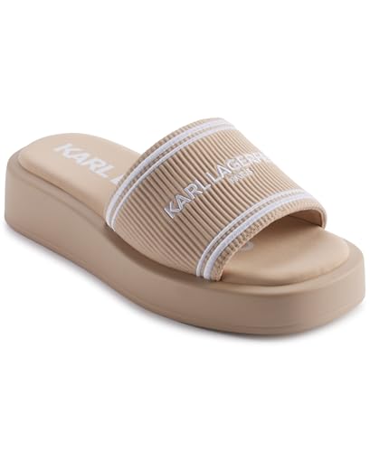 Image of KARL LAGERFELD Women's Ohare Platform Sandal With Logo