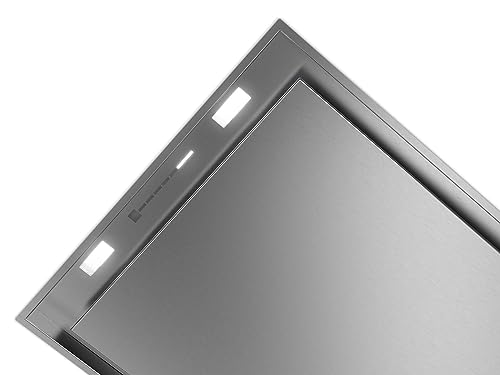 Bosch DRC97AQ50 Serie 6 Smarte Deckenlüftung, 90 cm breit, Um- & Abluft, Made in Germany, EcoSilence Drive leiser und effizienter Motor, LED-Beleuchtung gleichmäßige Ausleuchtung, Fernbedienung