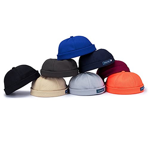 Clape Docker Leon Harbour Hat Watch Cap Breathable Mesh Design Retro Brimless Beanie Hat Unisex #TOP5