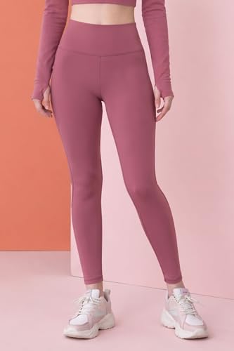 Image of KP Trendz Women's High Waist Gym Leggings with Side Pocket | Tummy Control Yoga Pants for Women | Stretchable Workout Tights for Running, Fitness, Gym & Activewear