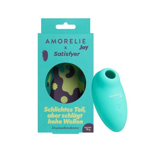 AMORELIE Joy x Satisyfer Flicker Druckwellenvibrator mit 11 Intensitätsstufen & Air-Pulse-Technologie