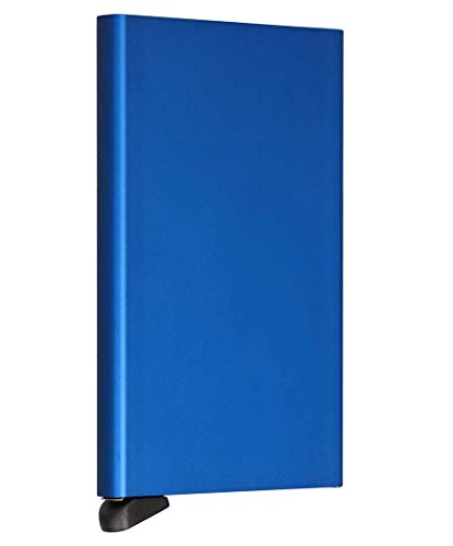 SECRID Men's Classic Miniwallet Matte Blue RFID Protected Leather Wallet