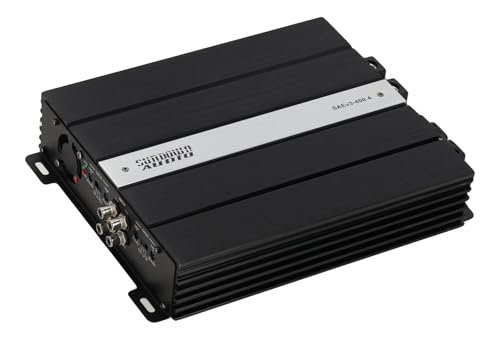 Image of Sundown Audio SAEv3-400.4 4-Channel Class D Car Stereo Amplifier, 400W x 4 at 2 Ohm, 250W x 4 at 4 Ohm, for Car Audio