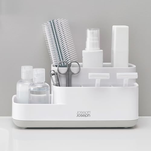 Joseph Joseph EasyStore Bathroom Storage Countertop Organizer Caddy , Gray - Image 3
