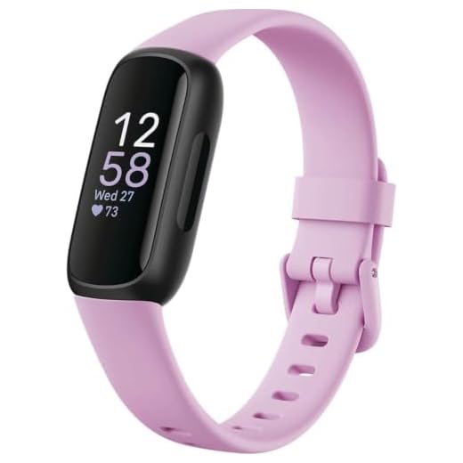 Google Fitbit Inspire 3 - Lilac Bliss/Black - Small and Large Bands