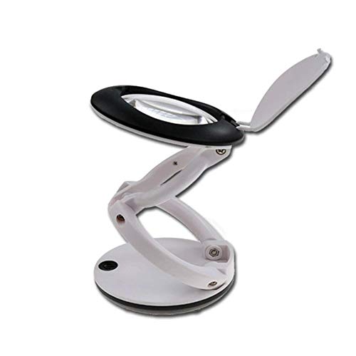 Head-Mounted Magnifier Desktop-3X Leuchtlupe Linse HD E-Book-Reader, Schmuck Beurteilung, Uhren, DIY Handwerk Schnitzen und Reparatur