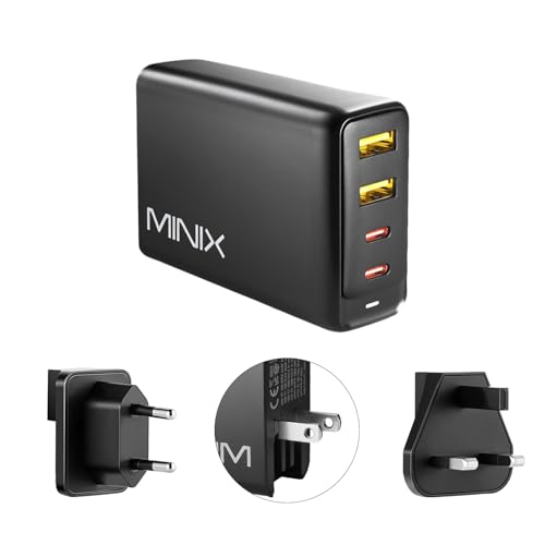 MINIX Chargeur GaN Universel à 4 Ports...