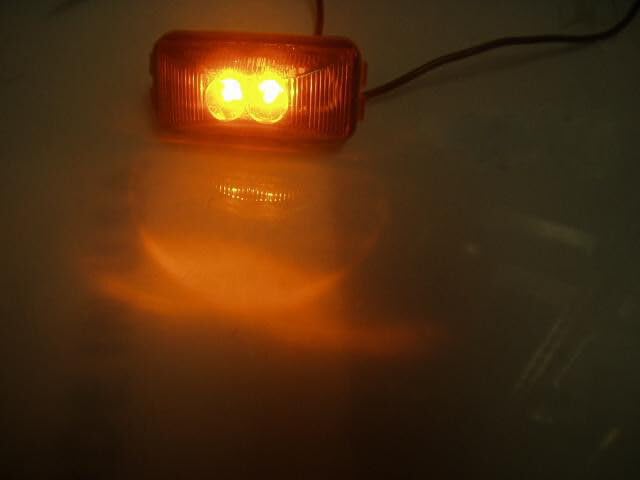 Everything for trailers, RVs and trucks and more - 1.2 by 2.5 Inch LED Stud mount Rice Light 1/4