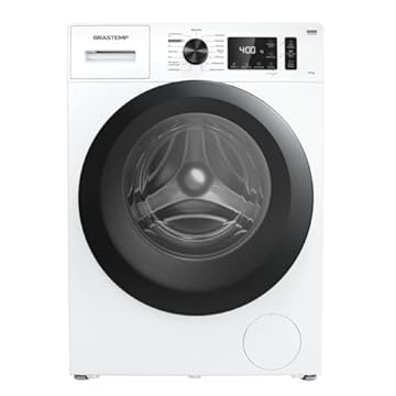 Lavadora Brastemp 10kg branca com Smart Sensor, Tira Manchas Pro e Motor Inverter - BNF10AB 220V