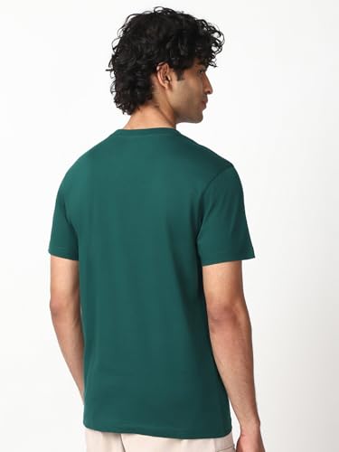 Image of Bewakoof Men's 100% Cotton Solid Regular Fit Half Sleeve Round Neck T-Shirt | Tshirt for Men Cotton| Casual Wear | Street Wear