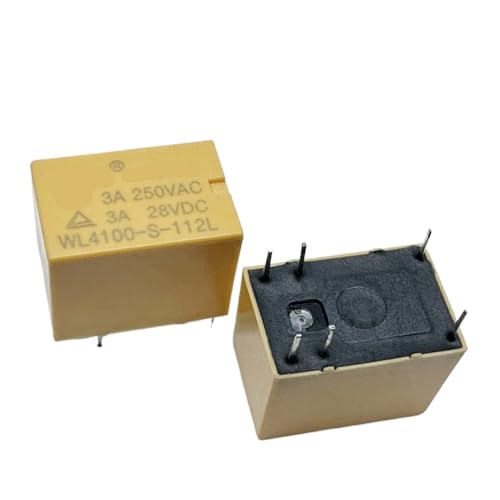 Relais WL4100-S-112L 12V commutation stable 3A miniature 6 broches