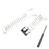 Longueur du bracelet : 21 cm NMASDUYPU Bracelet de montre en caoutchouc for Ambit 3 Peak 2 2R for homme, bracelet en silicone étanche, accessoires de remplacement(Wit)