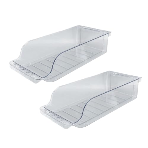 Drink Organizer for Fridge, 2PCS Soda Can Dispenser Refrigerator Organizer Fridge Storage Solution for Home, Bar, Office