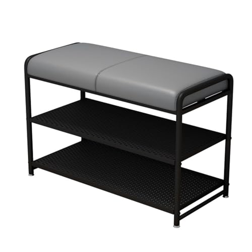 Banc d'entrée rangement chaussures pour optimiser les petits espaces et couloirs - 2