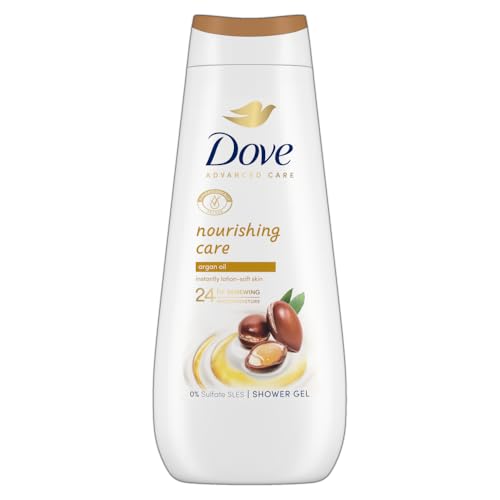 Dove Jabón Líquido Corporal con aceite de argán, deja la piel hidratada,...